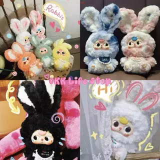 (พร้อมส่งในไทย) Baby three Lily rabbit town เบบี้ทรีเมืองกระต่าย 1 จุ่ม ตัวเท่ากับ Baby Three V3 มีซองซีนมีการ์ด มือ1