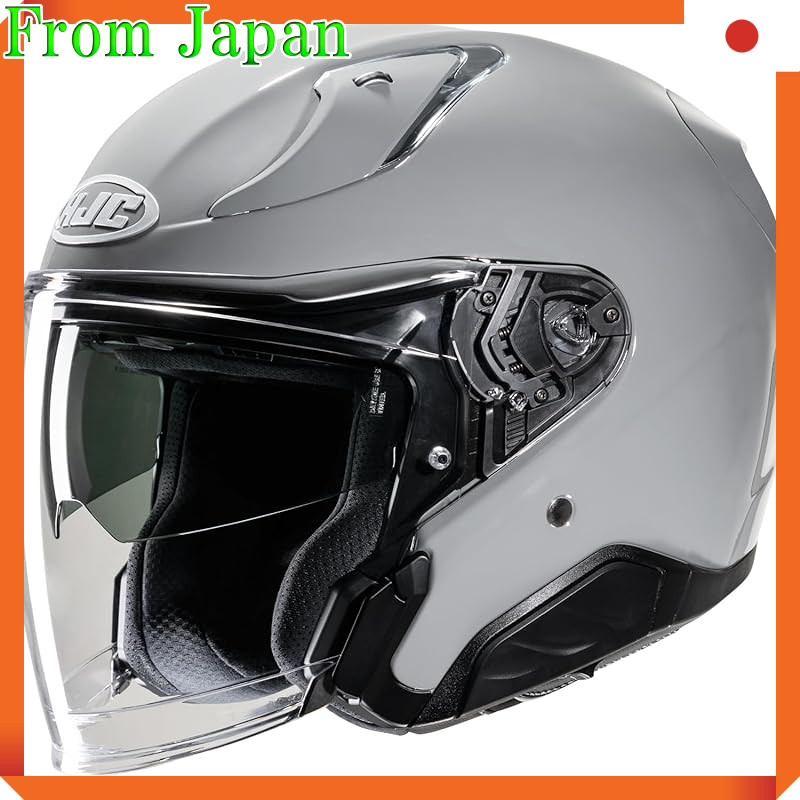 HJC HELMETS Jet Open Face Motorcycle Helmet with Built-in Sun Visor, Ventilation, Removable Interior