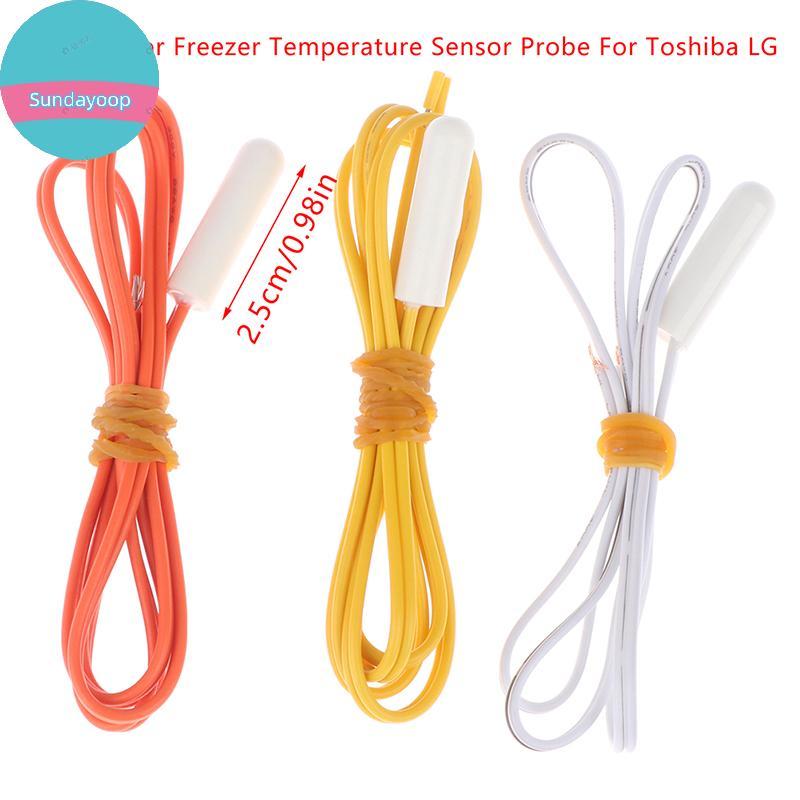 Sund 2.1 K/5 K/10 K ตู้เย็นตู้แช่แข็งอุณหภูมิเซนเซอร์อุณหภูมิ probe สําหรับ Toshiba LG universal fri