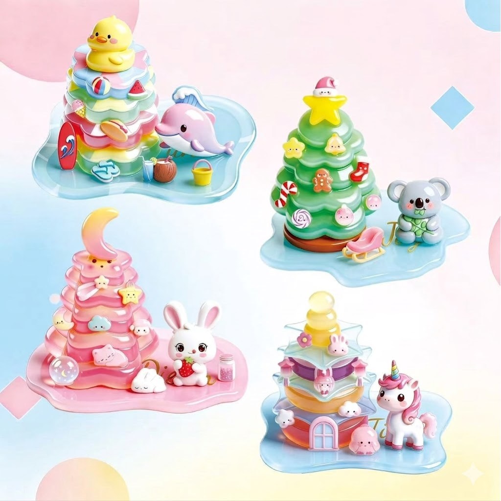 สติ๊กเกอร์ 3D คริสตัล น่ารัก DIY วัสดุตกแต่งสมุด สติ๊กเกอร์นูน การ์ตูน Kawaii ของเล่นเสริมพัฒนาการเด็ก ของขวัญ