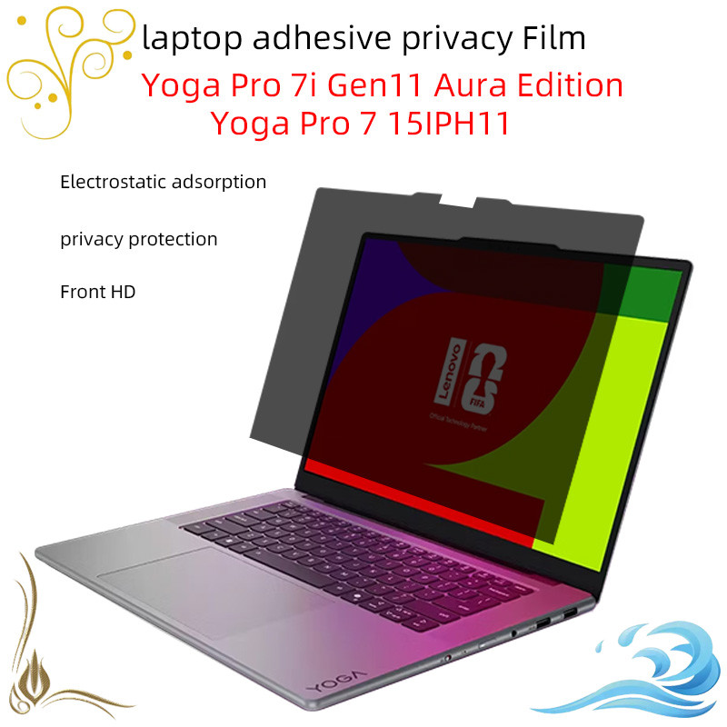 เหมาะสําหรับ 15.3 นิ้ว Lenovo YOGA Pro 7 15IPH11 7i Aura Edition Gen11 Gen10 แล็ปท็อปกาวความเป็นส่วน