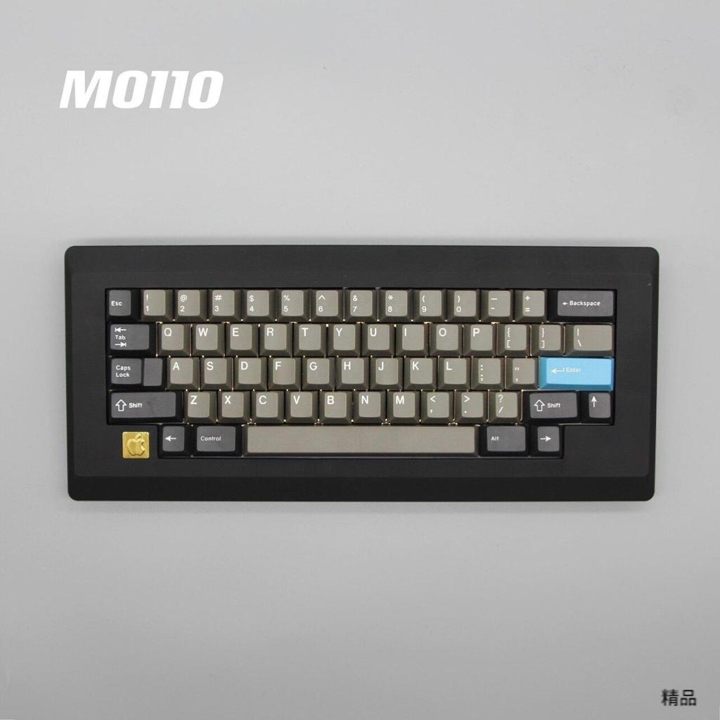 [Retro] Black M0110 Retro Apple Keyboard HHKB QMK บลูทูธไร้สายผ่านชุด DIY ที่กําหนดเอง