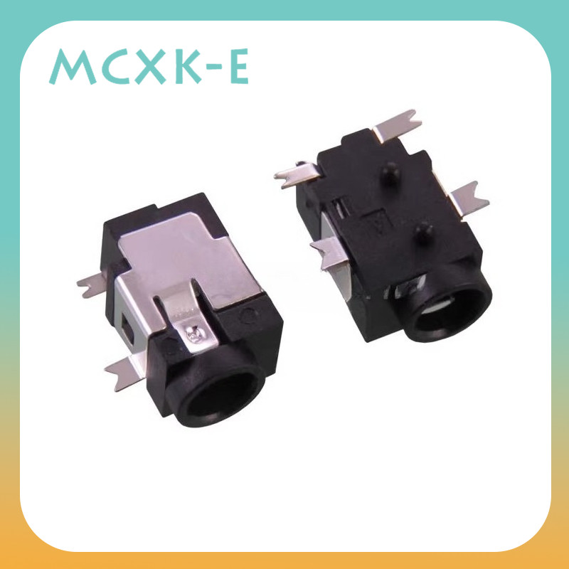 10pcs DC031A DC Power Socket DC-031A 3.5 * 1.3 มม.DC Power Socket Four-pin Patch Silver Plated