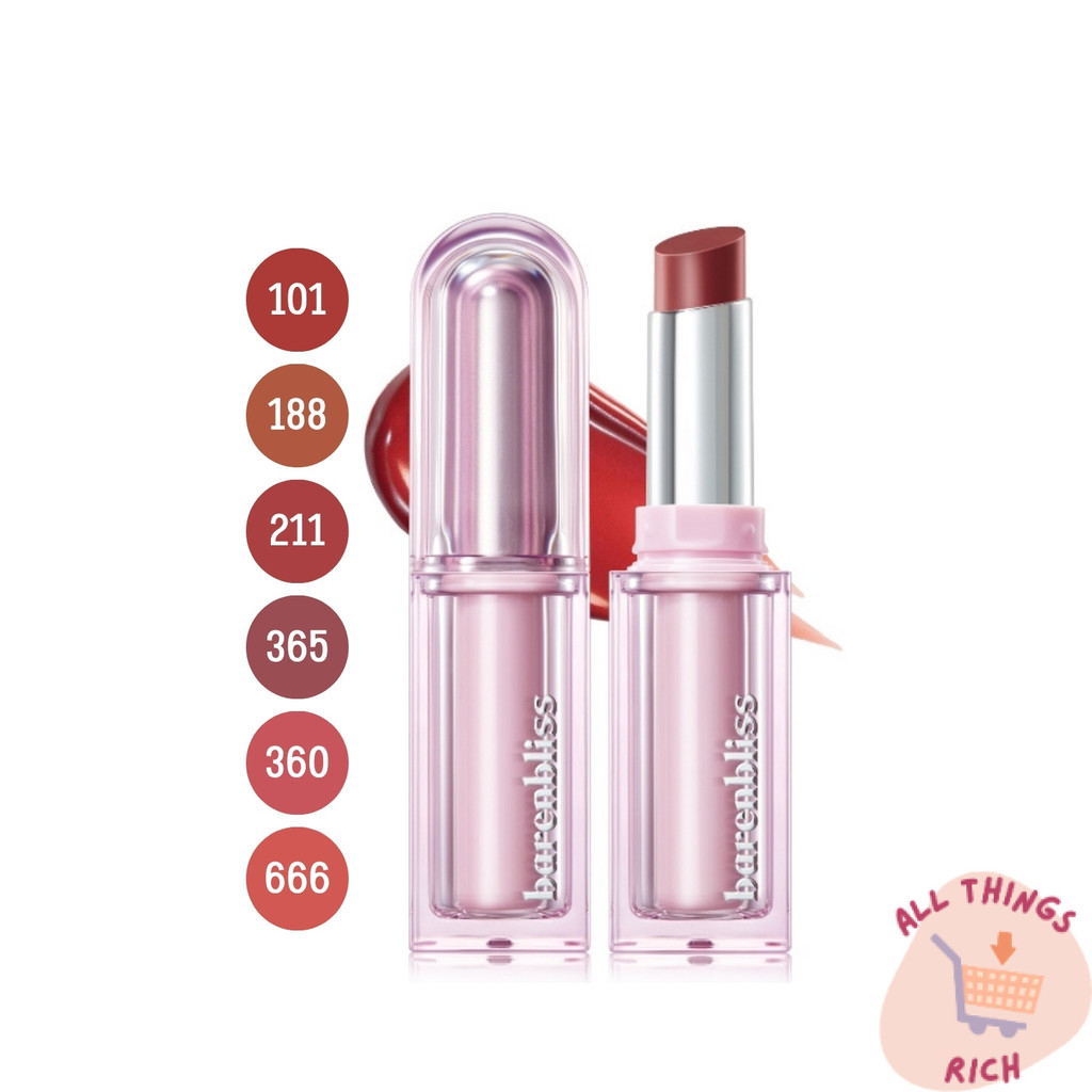 bnb barenbliss Butter Melt Tinted Lipstick ลิปบาล์มมีสี ลิปฉ่ำวาว เนื้อนุ่ม เกลี่ยง่าย ไม่เหนียว