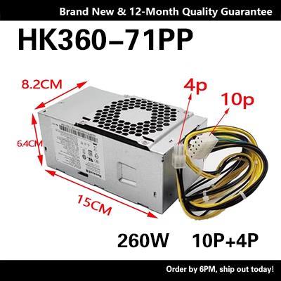 เหมาะสําหรับ Lenovo 10-Pin แหล่งจ่ายไฟ HK360-71PP PCE025 PCC001 PCJ007 PCK014 380W