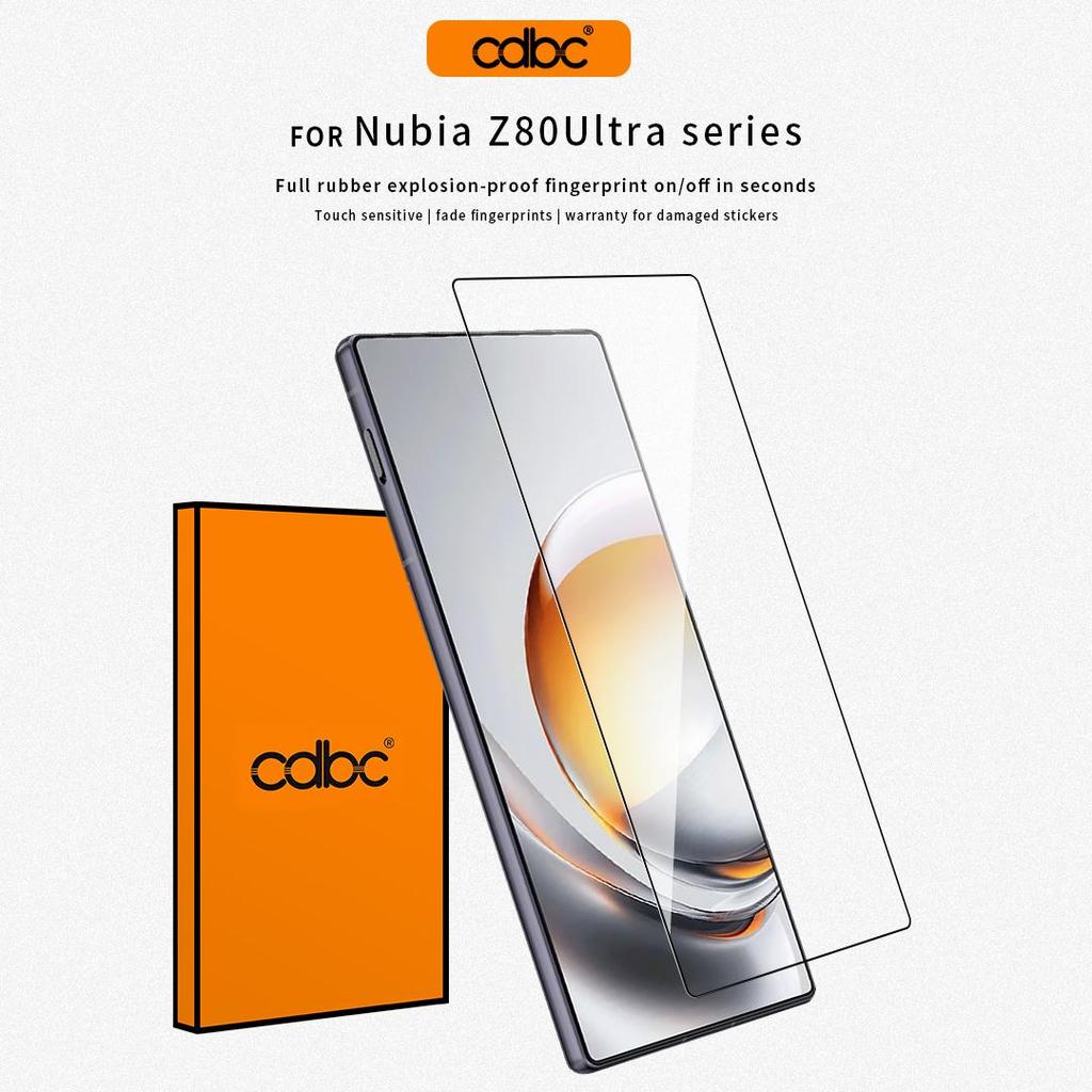 [cdbc]HD & Privacy Tempered Glass Screen Protector สําหรับ Nubia Z80Ultra/Z70Ultra/Z 70S Ultra