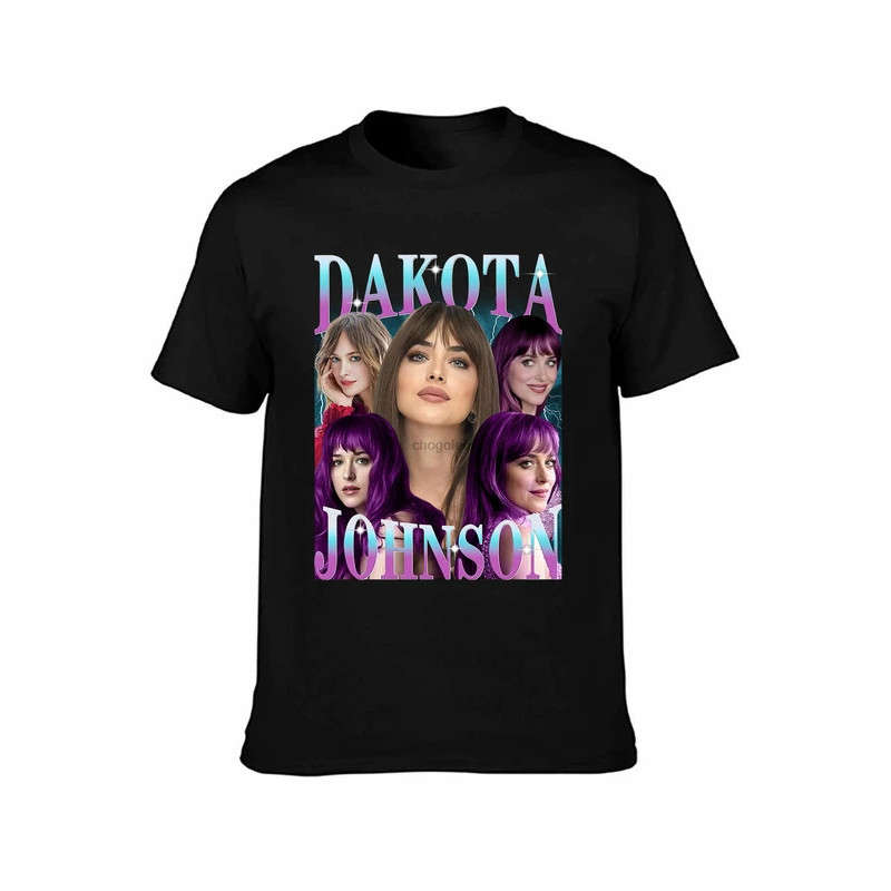 เสื้อยืด Dakota Johnson รุ่นลิมิเต็ด เสื้อยืดวินเทจ Dakota Johnson เสื้อยืดลายกราฟิกยุค 90 เสื้อยืด 