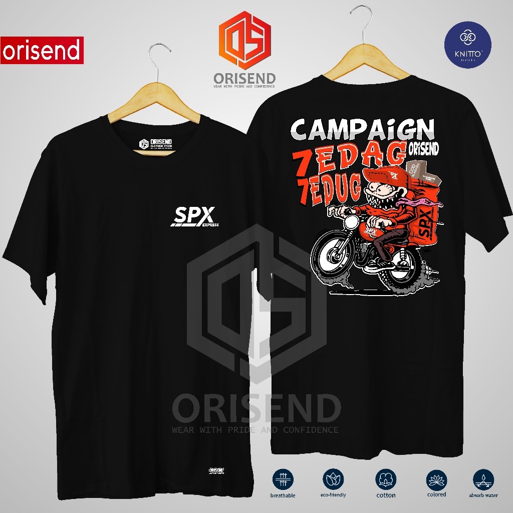 Shopee Express Expedition Package Courier Spx Shopee Express Campaign 77 Microfiber Jersi T-shirt