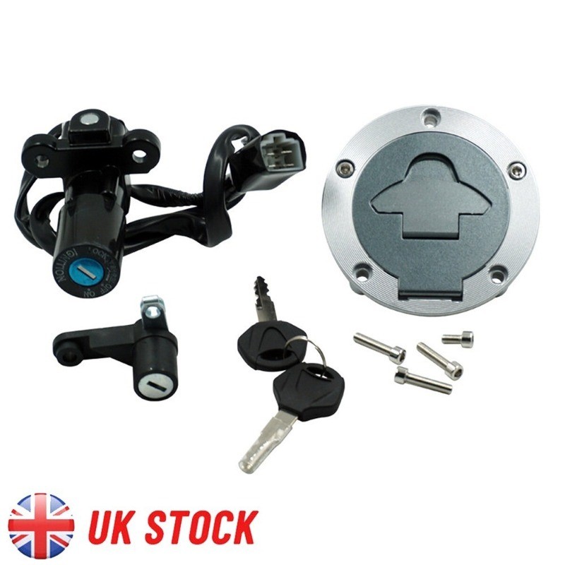สวิตช์กุญแจจุดระเบิดล็อคชุดสําหรับ Yamaha YZF R25 R6 R3 RH07 RH12 1WD-XH250-00 1WD-XH250-01-00