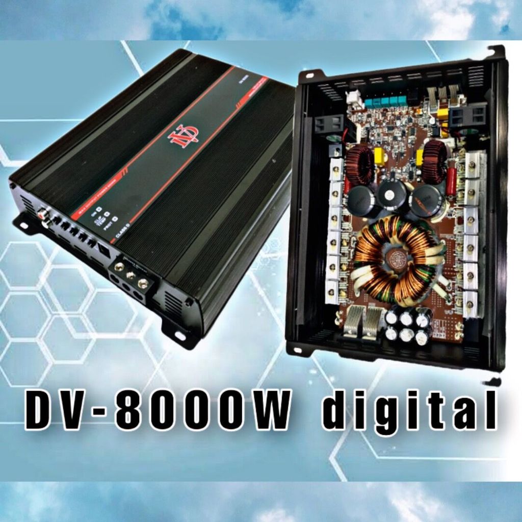 เครื่องขยายเสียง dv-8000บราซิล8000W dv-8000 Digital Class D