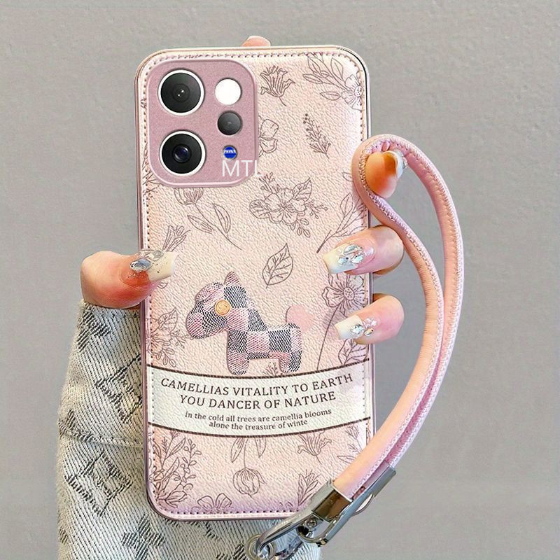 เคส Vivo V70 กรณีปัก Retro Little Horse ฤดูใบไม้ร่วงและฤดูหนาวเคสโทรศัพท์ Drop-Resistant Full Coverage ใหม่ผู้หญิง High-End Creative สไตล์