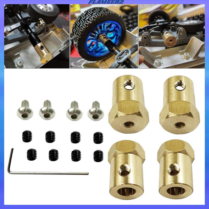 [Flameer2] 4/ชุด 5 มม.ถึง 12 มม.ดุมล้อส่วนขยายขั้วต่อ Coupler สําหรับ WPL D12 RC
