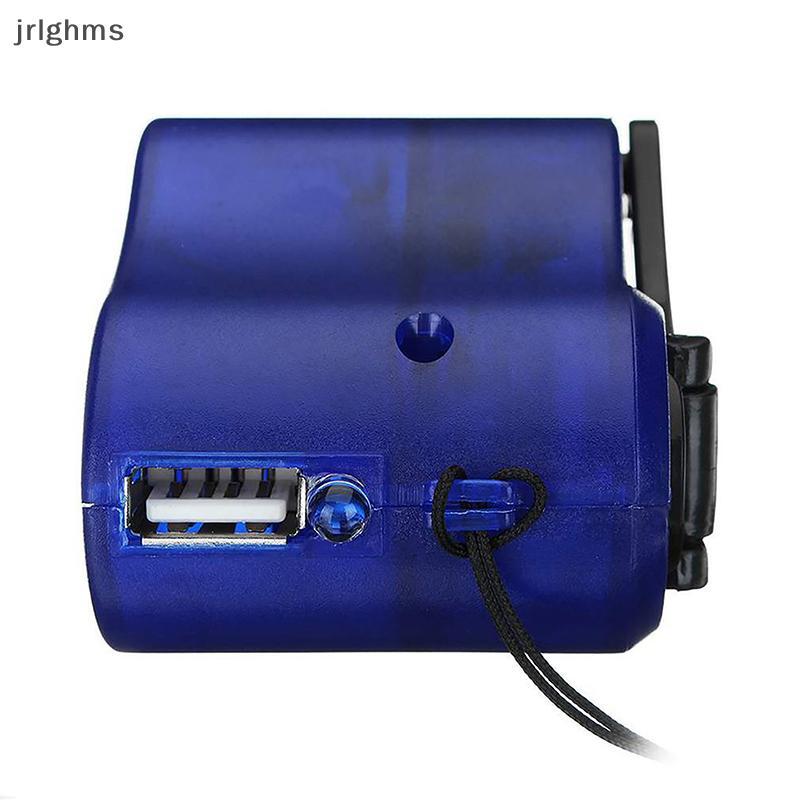 Jrlghms ที่ชาร์จฉุกเฉินกลางแจ้งแบบมือหมุนสำหรับชาร์จไฟฉุกเฉิน5.5V ที่ชาร์จสำหรับเดินทางกลางแจ้งอุปกรณ์ยังชีพ