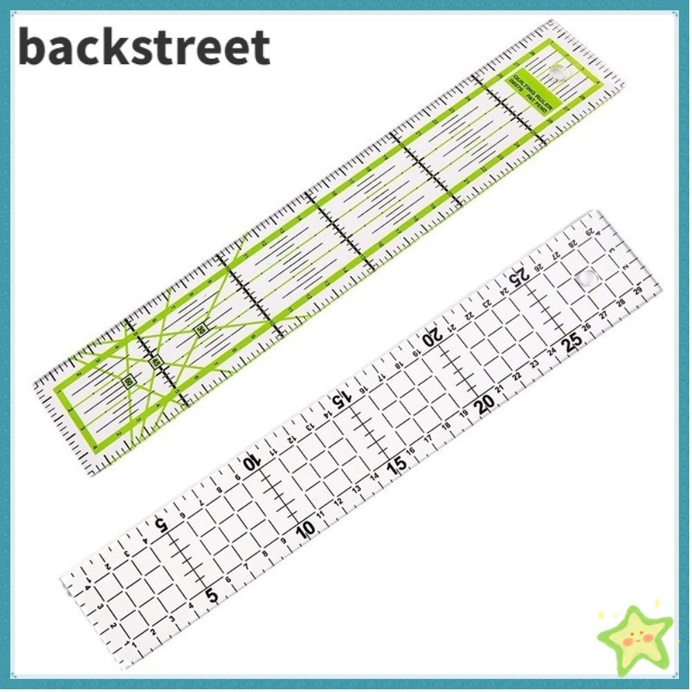 BACKSTAGEREETDV Square Quilting Rulers, Multi-Size วัสดุอะคริลิค Quilting Rulers, คุณภาพสูง Mark ผ้า