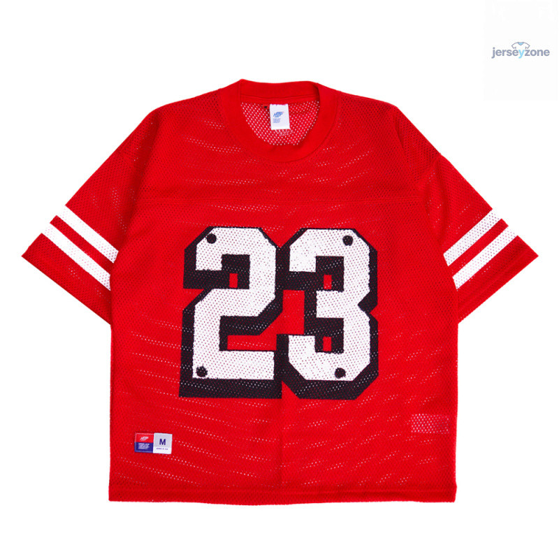 JerseyZID Jersey Oversize Fit Boxy เสื้อยืด Streetwear / Vintage Casual Jersey / Rugby Jersey / Hock