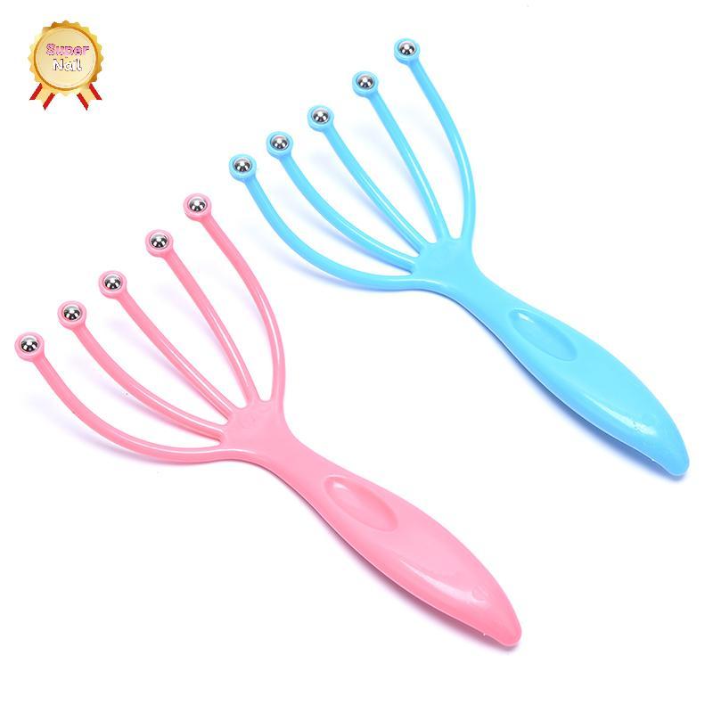 SuperNail Scalp massager Steel Ball head Massage ผ่อนคลาย Five-Jaw Ball Massage for head Vary