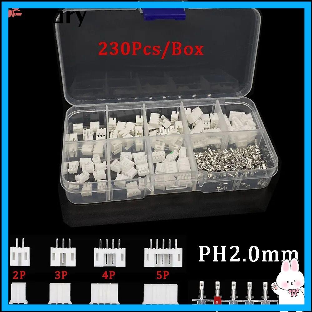AURORY 2.0 มม.Pitch Terminal Kit / Housing / Pin, Terminal Kit อะแดปเตอร์ Header JST Connector, 2.0 