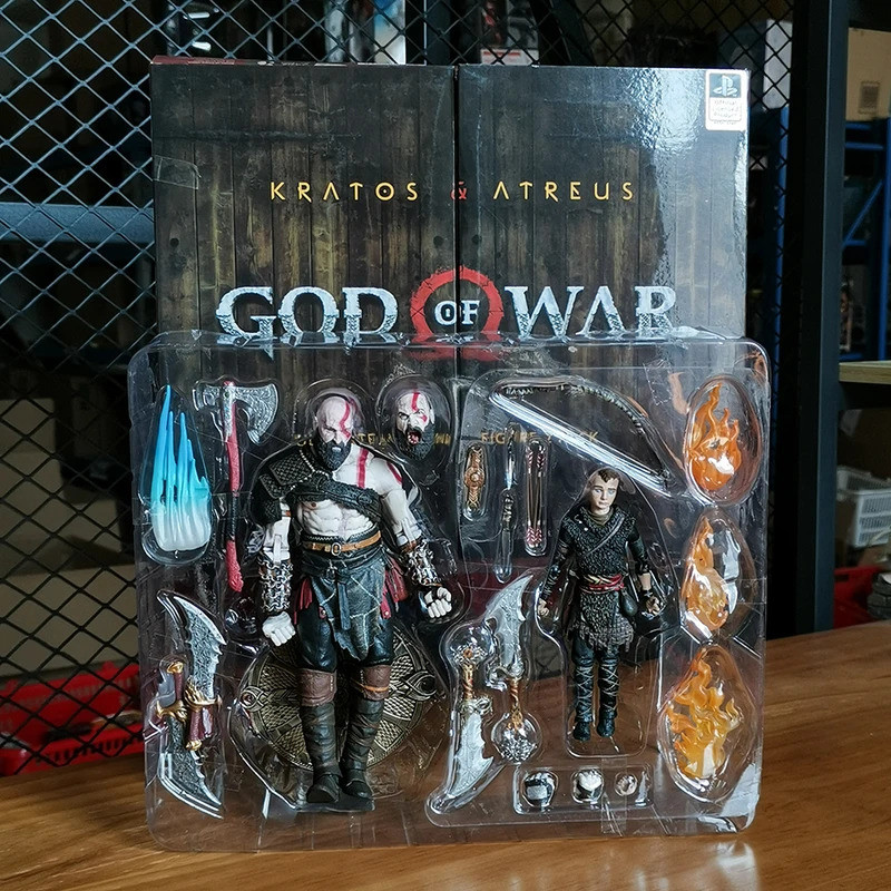 NECA God of War Kratos & Atreus Ultimate Action Figure Toy Collection รุ่น 2-Pack