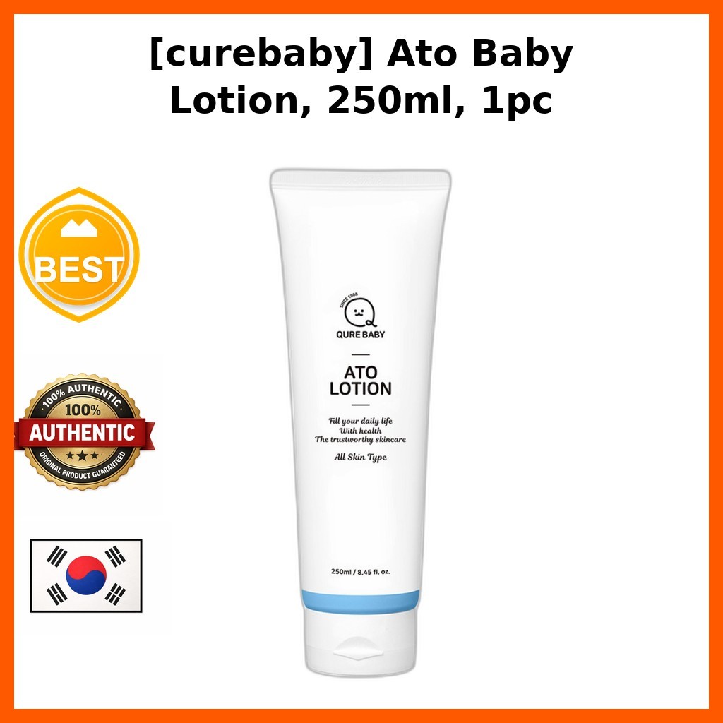 [curebaby] Ato Baby Lotion, 250ml, 1pc / Korean Ato Baby Lotion / Fast-Absorbing / ของแท้ 100% โดย D