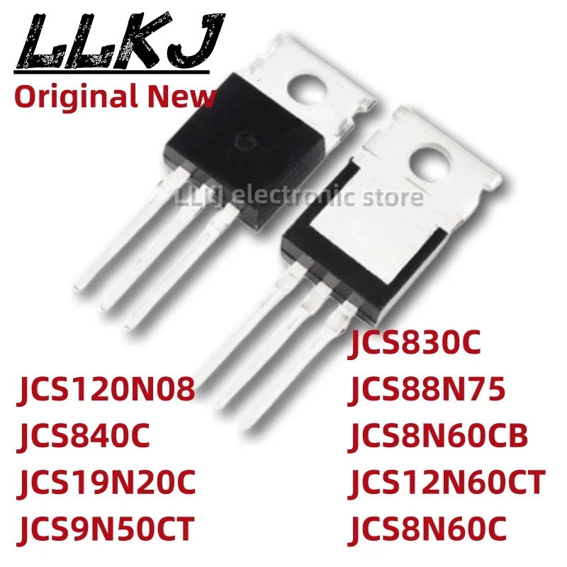 5 ชิ้น JCS120N08 JCS840C JCS19N20C JCS9N50CT JCS830C JCS88N75 JCS8N60CB JCS12N60CT JCS8N60C ทรานซิสเ