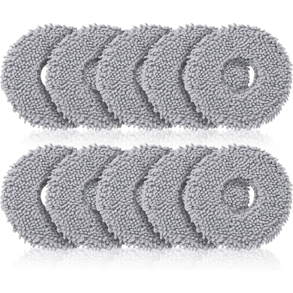 10 แพ็ค Mop Pads สําหรับ Roborock Qrevo S5V QV 35A 35S Saros 10R Curvx Curv S5X