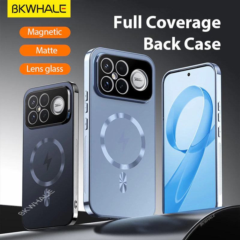 BKWHALE เคสโทรศัพท์แม่เหล็กสําหรับXiaomi 17T 15T 14T Pro MI 17 Pro Max Mi 15 14 Poco F8 Ultra Redmi K90 Pro MaxบางMatteปกหลังกันกระแทกปลอก