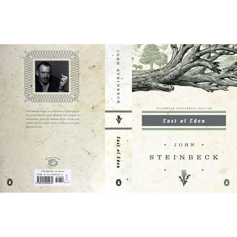 กระดาษ หนังสือภาษาอังกฤษ 782 John Steinbeck East Eden Eden East Eden East Eden