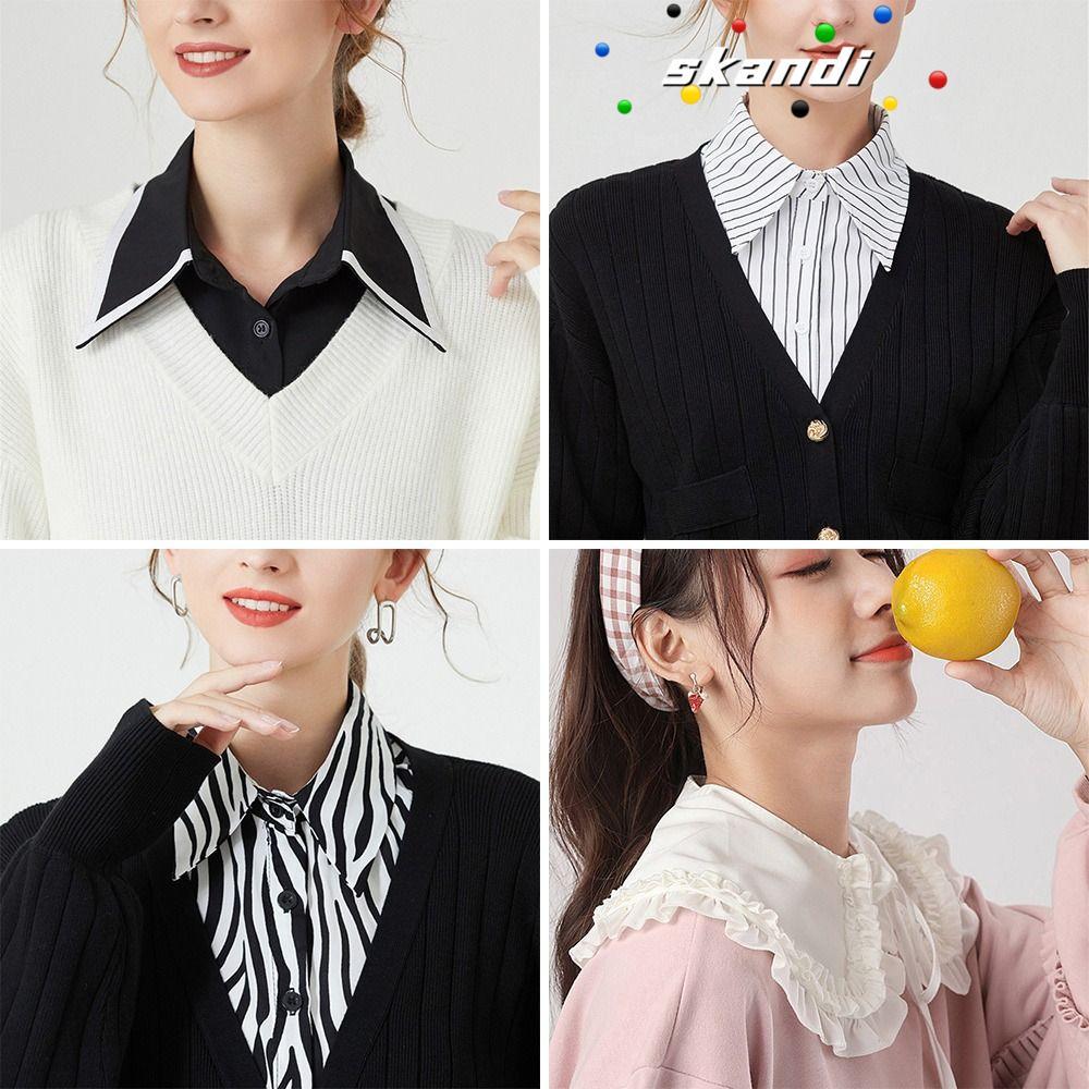 SKANDI Clothes Accessories Vintage Cotton Classic Lapel