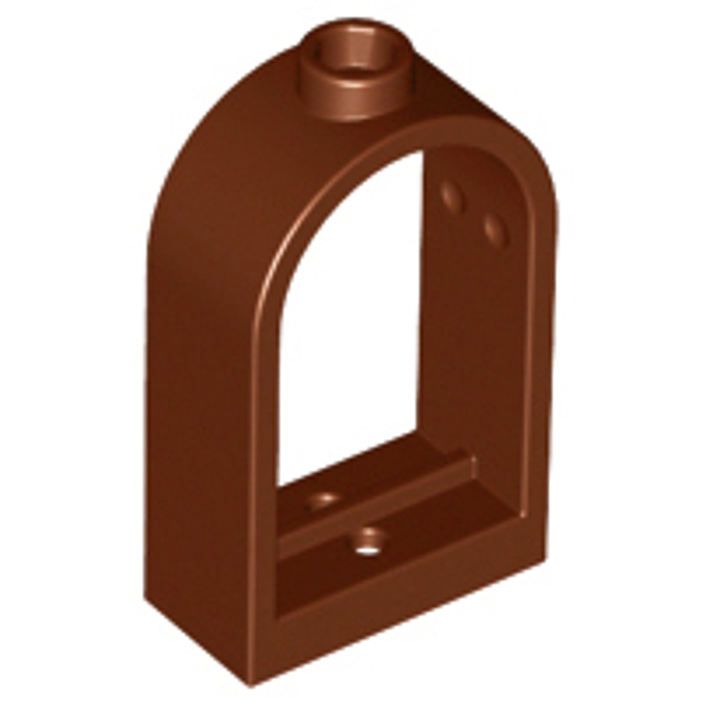 Brick2cube Part - Window 1 x 2 x 2 2/3 with Rounded Top - 30044