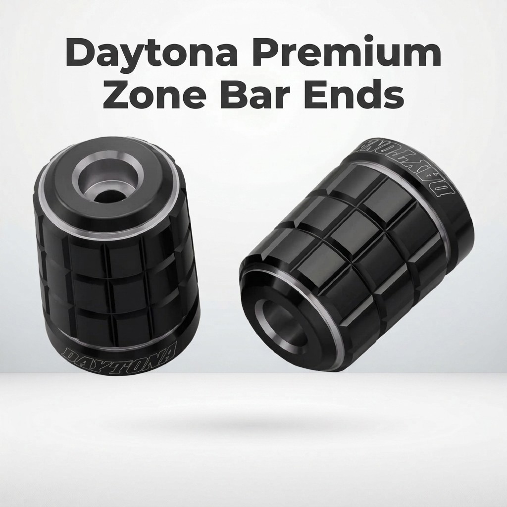 Daytona Premium Zone Bar Ends for Motorcycles - Universal Fit (Inner Diameter φ14-19)