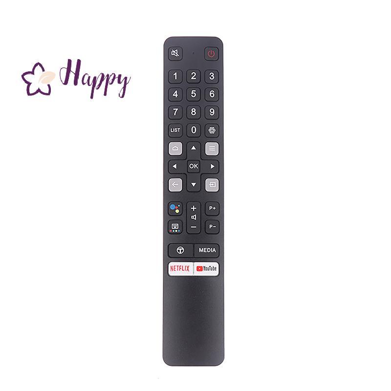 TCL <Happybay>เหมาะสําหรับTCL Android 4K LEDสมาร์ททีวีRC901V FMR1 ไม่มีรีโมทคอนโทรลด้วยเสียง 43P725 