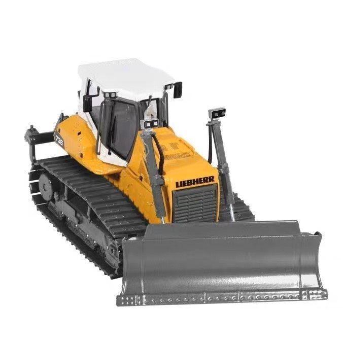 [Orphan] [ที่ยังไม่ได้เปิดใหม่เอี่ยม] NZG 1: 50 Liberty Hall LIEBHERR PR736 G8 Bulldozer โลหะผสมวิศว