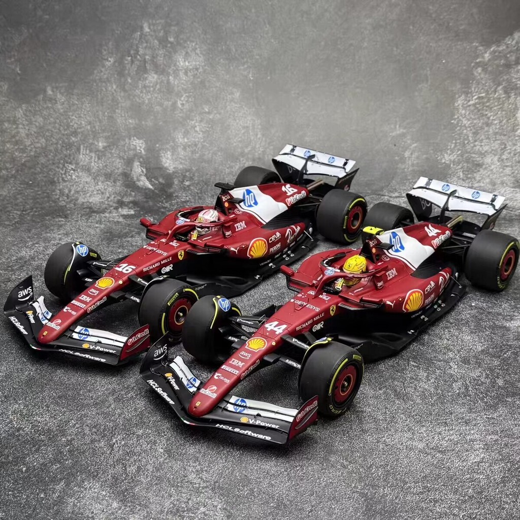 BBR 1: 18 Ferrari SF-25 Leclair Hamilton F1 Shanghai Sprint Racing Resin Racing Model