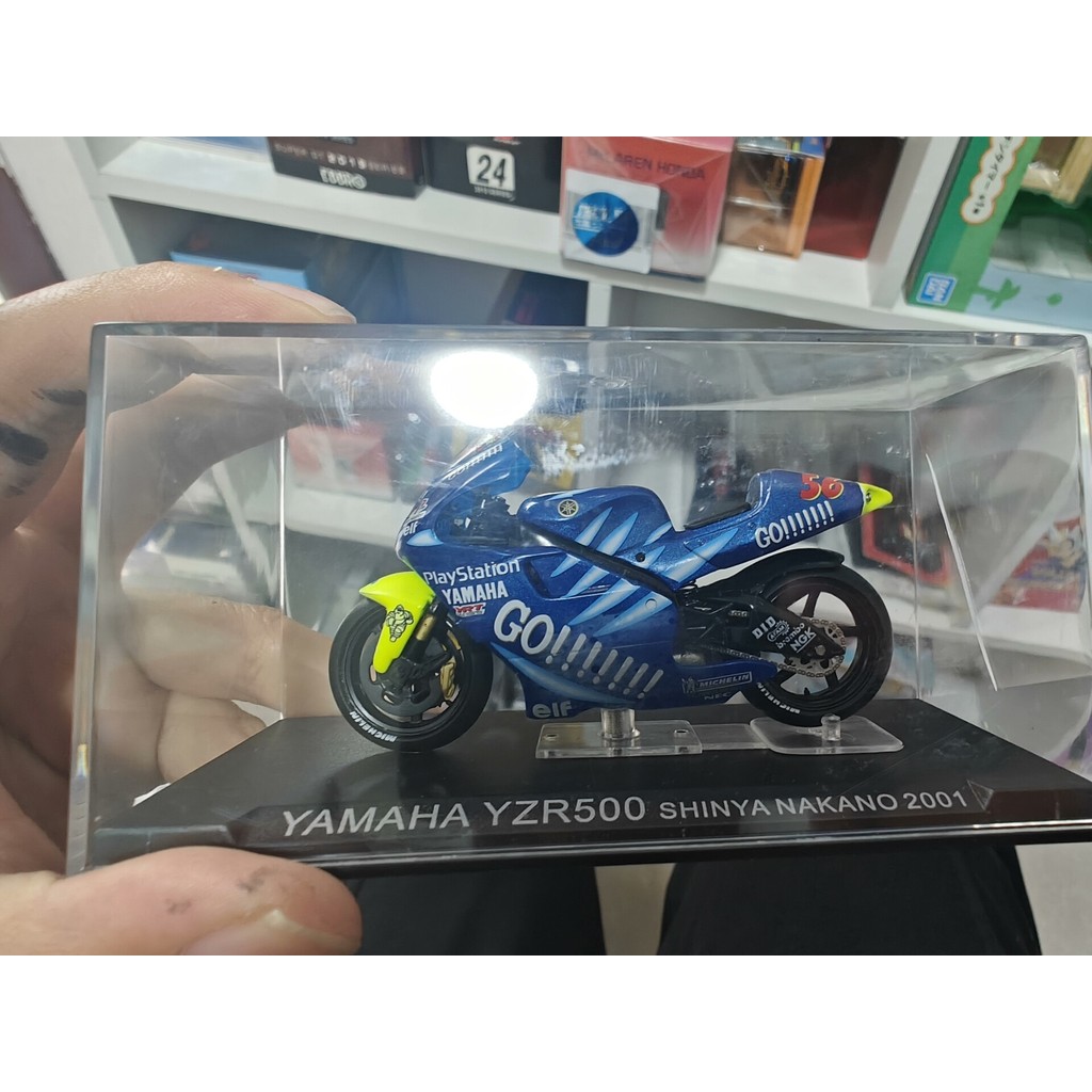 ★รถที่มีชื่อเสียงคลาสสิก 2001★Yamaha YZR500 Shinya Nakano Racing Model.Japan rought Back สําเร็จรูปส