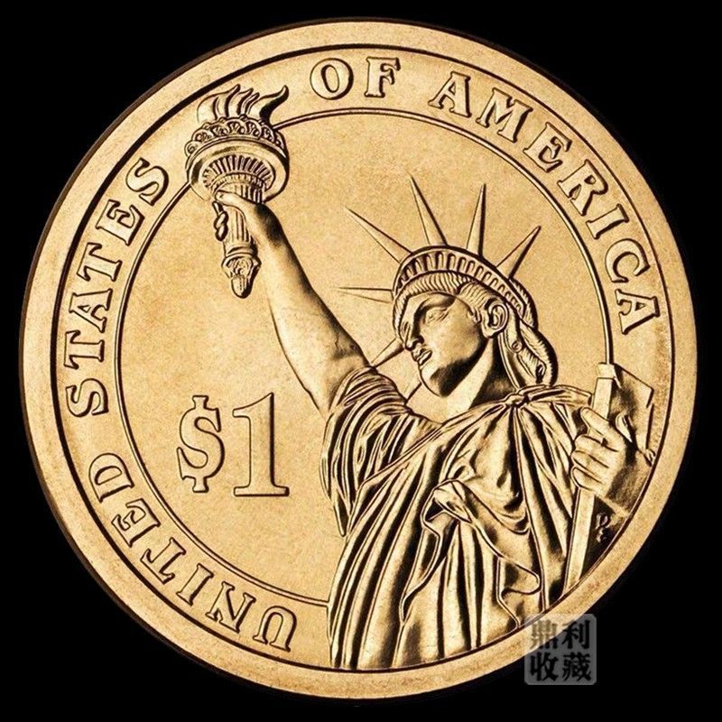 Io America 1 Dollar ของแท้ Dollars Dollars Freedom President เหรียญที่ระลึก เหรียญ เหรียญสกุลเงินต่า