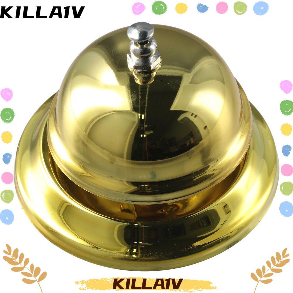 KILLA1V Bell Ringers, Gold Call Bell, Hotel Service Desktop Call Bell