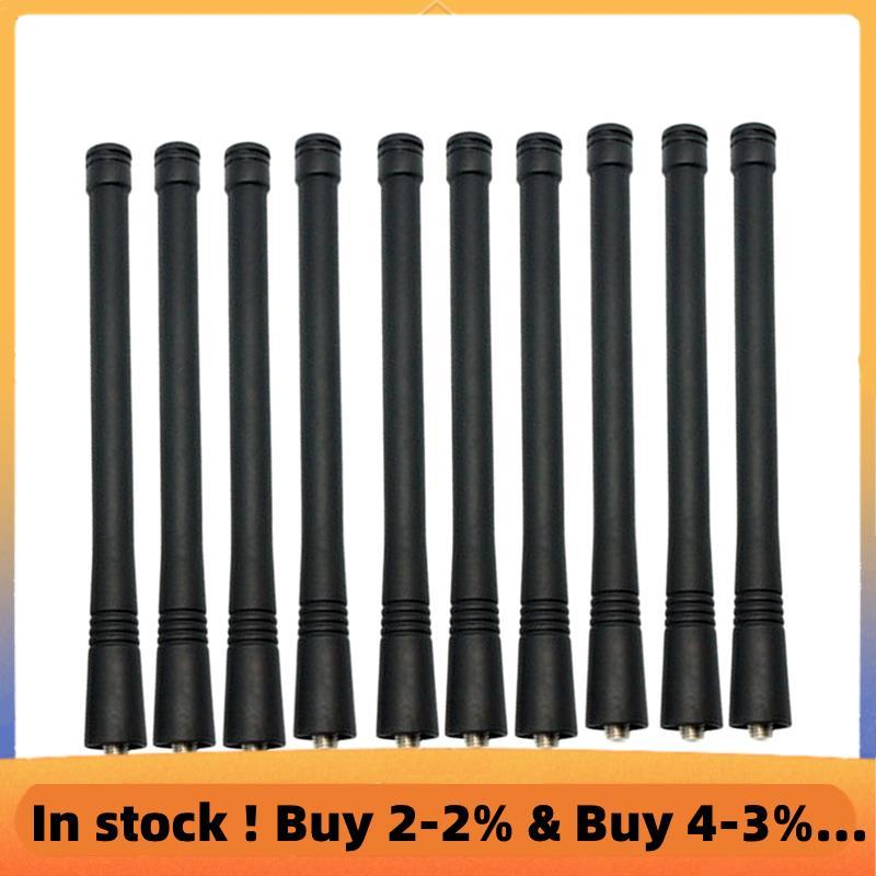 10 x VHF เสาอากาศวิทยุ Walkie Talkies GP88 GP88S GP328 GP338 GP338 PLUS 6 นิ้ว (15 ซม.) 136-174 MHz 