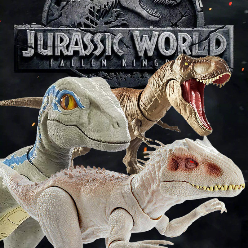 Mattel Jurassic World 4 Disguise Attack Tyrannosaurus Rex Emperor Tyrannosaurus ของเล่นเด็ก Tyrannos