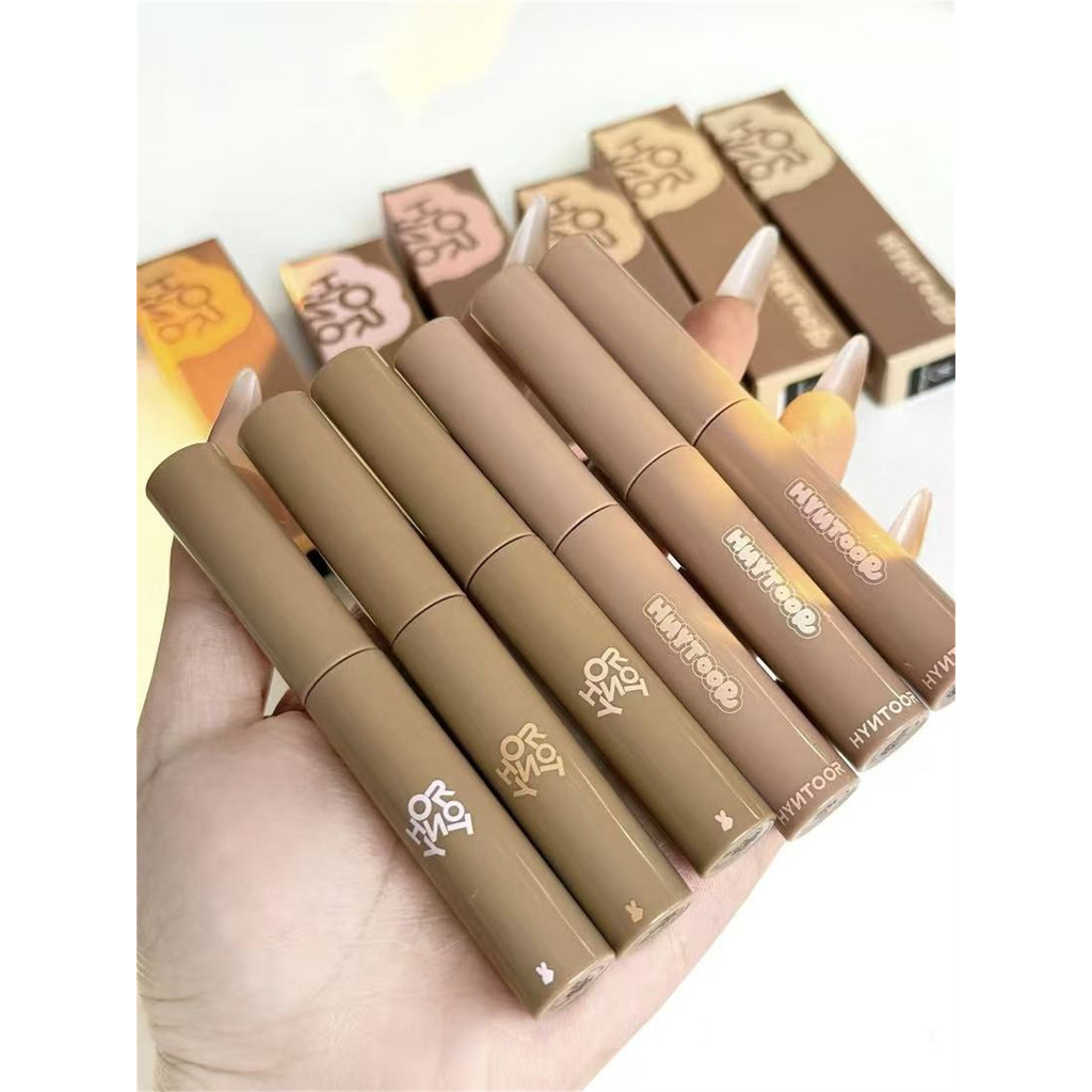 ที่ปัดคิ้ว ย้อมคิ้ว คิ้วย้อมสีไร้สารฟอกขาว!กระต่ายสีดํา HYNTOOR Eyebrow Dye Eyebrow Cream คอนซีลเลอร