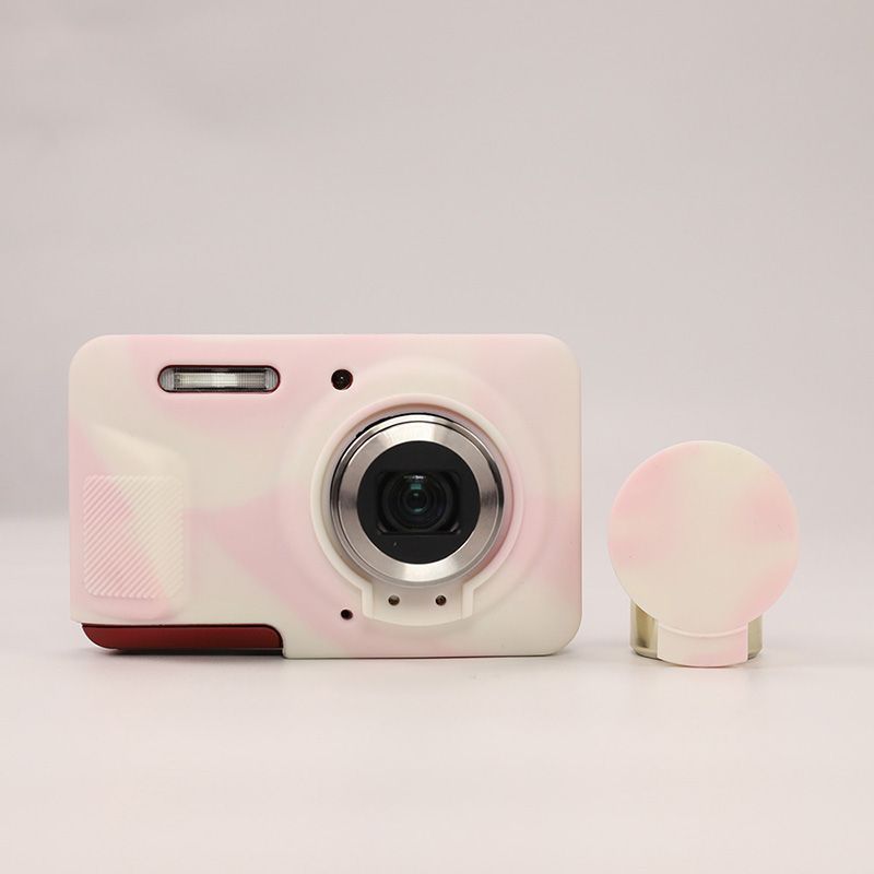 可拆盖子柯达FZ55保护套PIXPRO FZ55相机保护壳带盖可爱硅胶套260418 เคสป้องกันกล้อง Kodak FZ55 แบบถอดได้ เคสป้องกันกล้อง PIXP