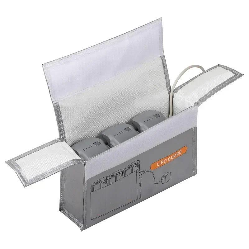 อุปกรณ์เสริมแบตเตอรี่โดรน Universal Li-Po Safety Guard Battery Bag สําหรับ DJI Mini 4 K/AVATA2