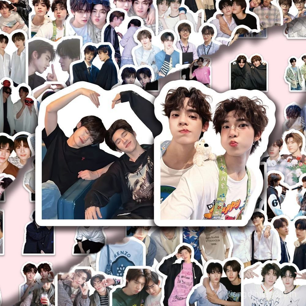 80pcs Thai Entertainment Peripheral Teeteepor Pounding You สติกเกอร์คู่ DMD CP ตกแต่ง Handmade บัญชีสติกเกอร์ของขวัญวันเกิด