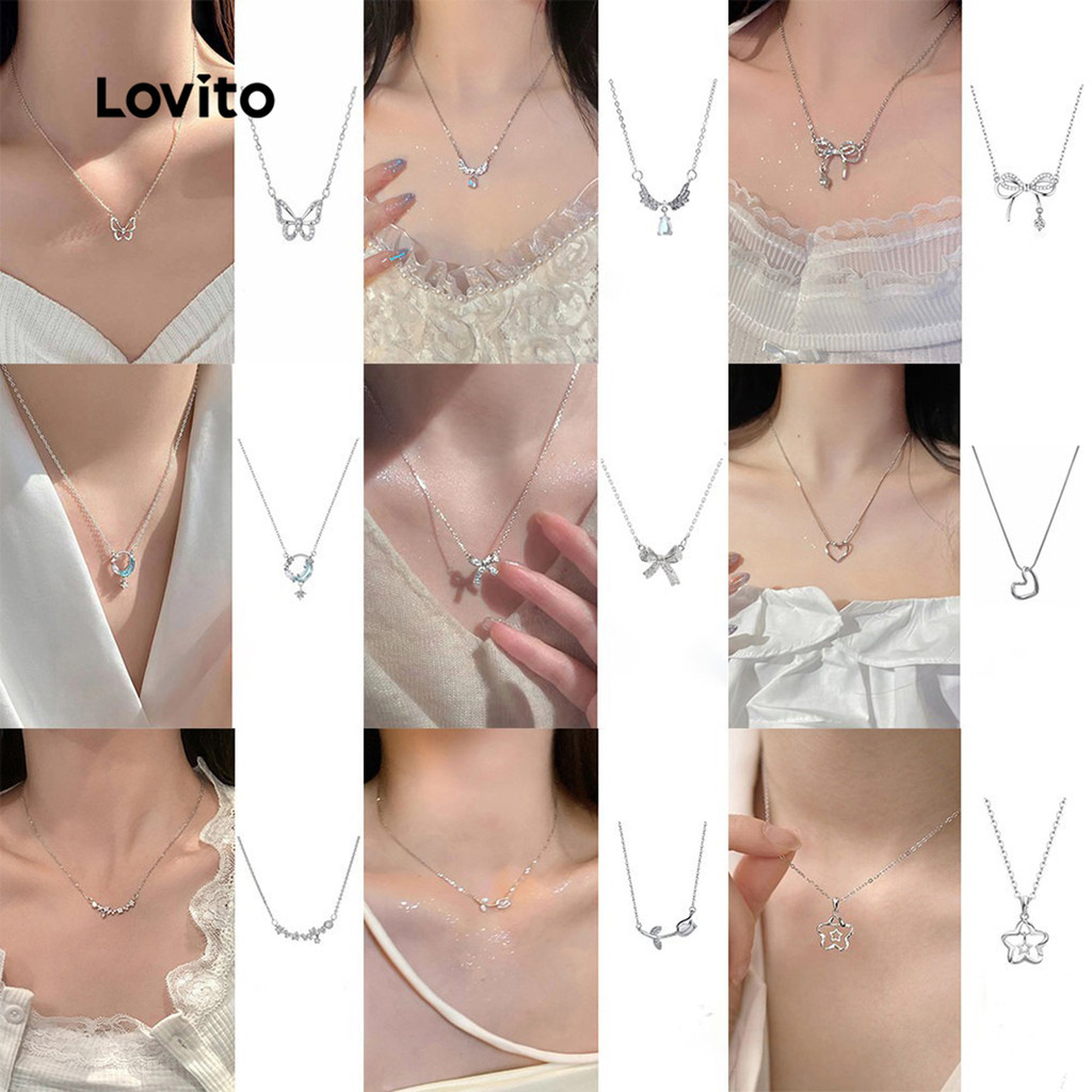 Lovito สร้อยคอผ่อนคลาย LCS31A266