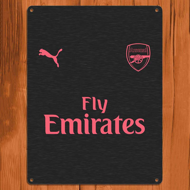 Arsenal Puma Metal Wall Art Vintage Iron โปสเตอร์ป้ายดีบุกตกแต่งบ้าน RKEM