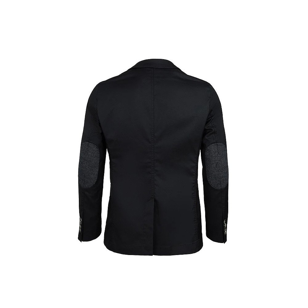 เสื้อเบลเซอร์สีดำกระดุมแถวเดียวสำหรับผู้ชาย HUGO BOSS