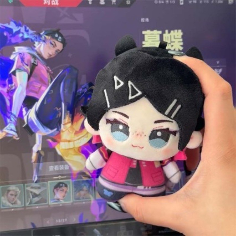 Valorant 13 ซม.ตุ๊กตาPlush - Clove-inspired Gekkoยัดไส้ของเล่น-เกมนุ่มอุปกรณ์ต่อพ่วง-ของขวัญที่สมบูร