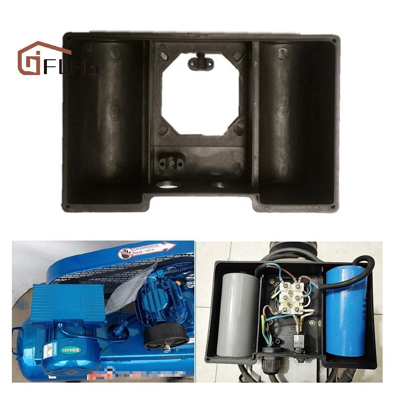 FLHG Electric Airpressor Capacitor Box Junction Box Motor Junction Box Single-phase Air Pump Plastic