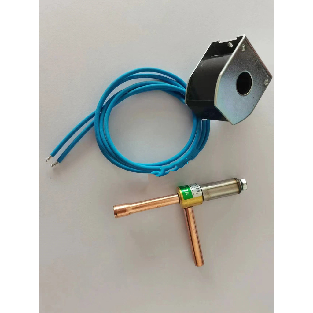 FDF2A6A34 เครื่องทําความเย็นโซลินอยด์วาล์วเครื่องปรับอากาศเครื่องทําน้ําแข็งละลายน้ําแข็งสองทางโซลินอยด์วาล์วน้ําเย็นวาล์วสเปร