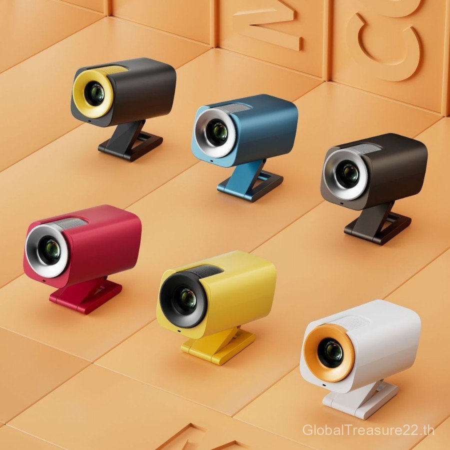 V16 ครัวเรือน HD โปรเจคเตอร์ Mini โทรศัพท์มือถือ Micro แบบพกพา Gimbal Bracket โปรเจคเตอร์#V16家用高清投影仪