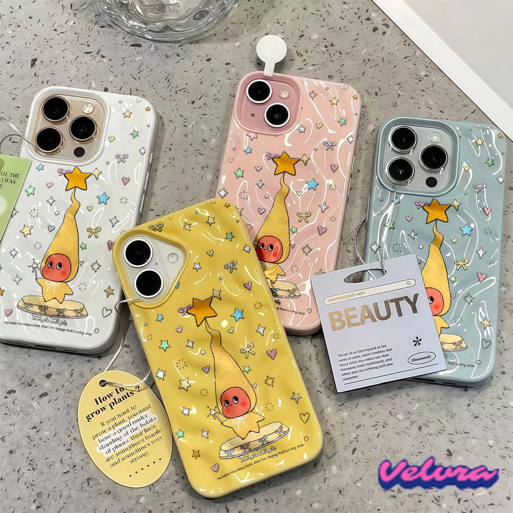 เคสไอโฟน17 การ์ตูนสตาร์แมน น่ารัก สำหรับ IPhone 15 11 16 13 14 12 Pro Max 15 16 14 12 13 Pro 16 8 6 7 14 15 Plus XR XS